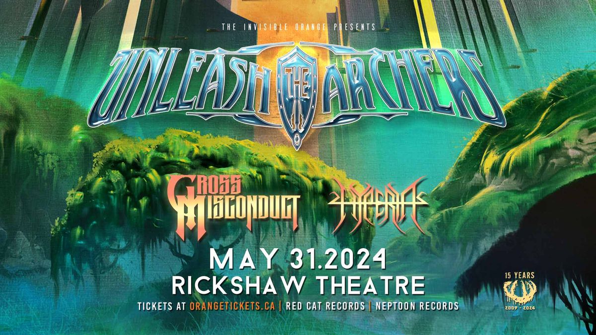 UNLEASH THE ARCHERS - PHANTOMA ALBUM RELEASE (VANCOUVER) at The Rickshaw Theatre | May 31