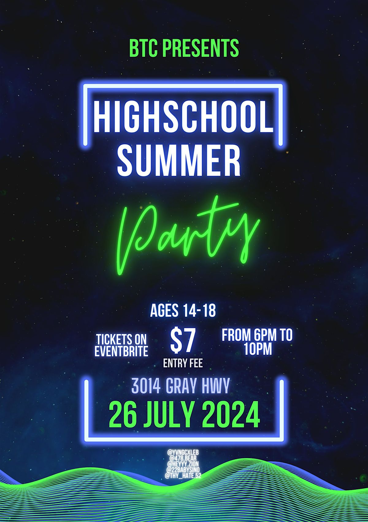 HIGHSCHOOL SUMMER PARTY 2024