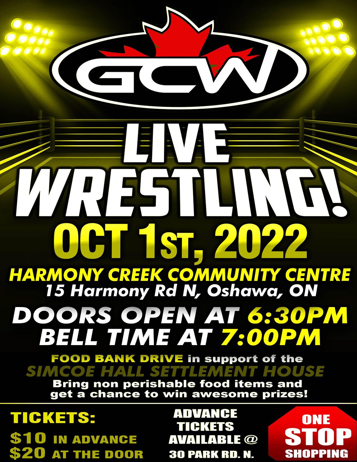 GCW GAME OVER 2022 CHARITY LIVE WRESTLING EVENT OSHAWA, Harmony