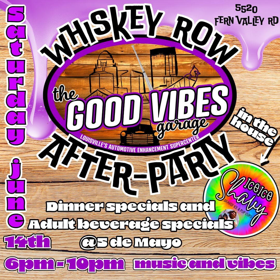 The Whiskey Row Show After-party 