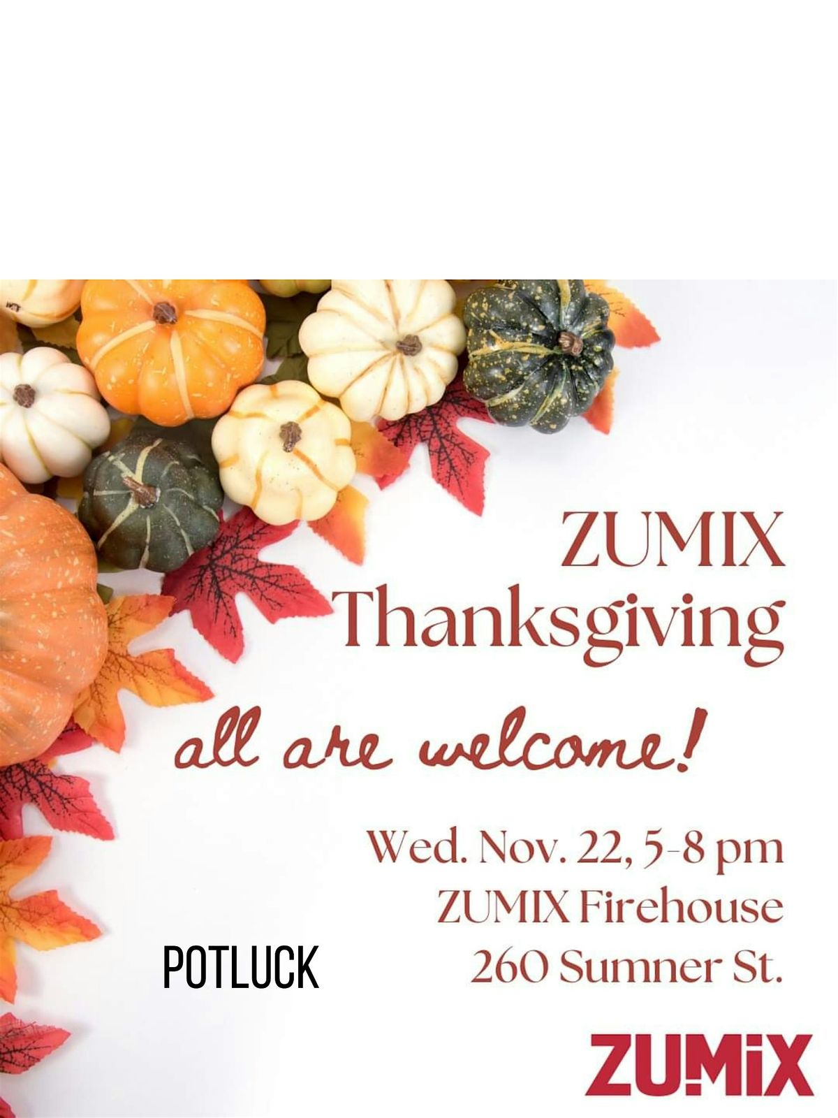 ZUMIX Thanksgiving 2024