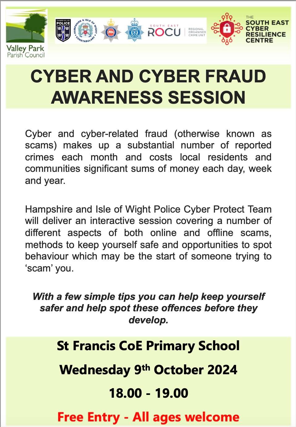 Cyber and Cyber Fraud Awareness Session