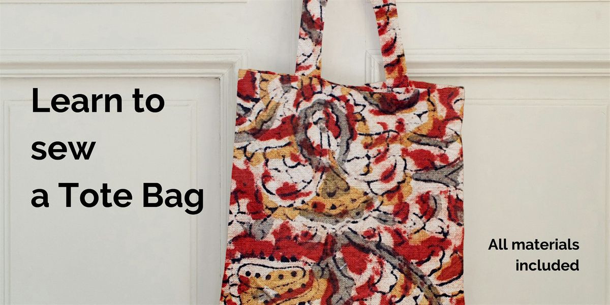 Learn to sew a stylish & sustainable tote bag in 3 hours