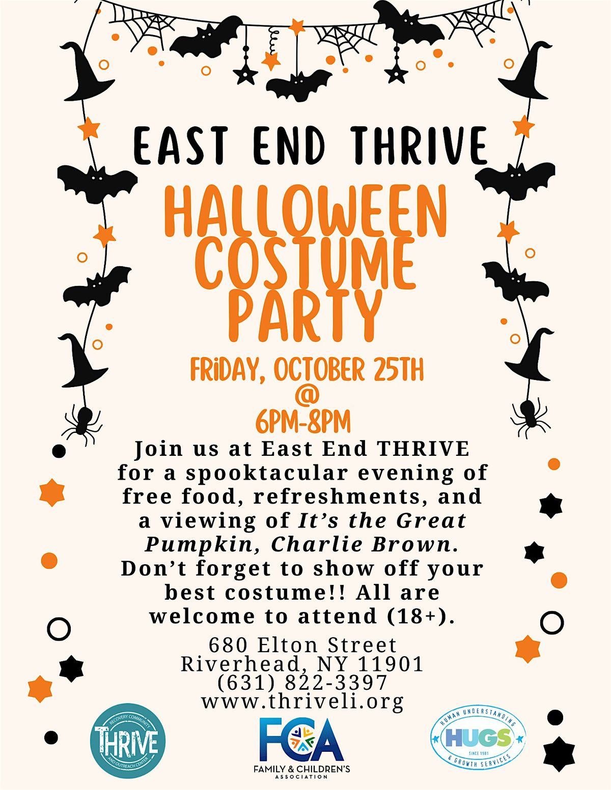 East End THRIVE Halloween Costume Party