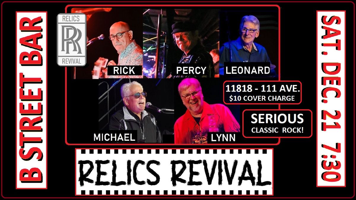 Relics Revival Christmas Party at B Street Bar