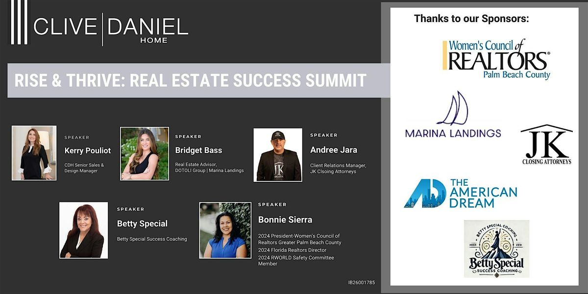 Rise & Thrive: Real Estate Success Summit