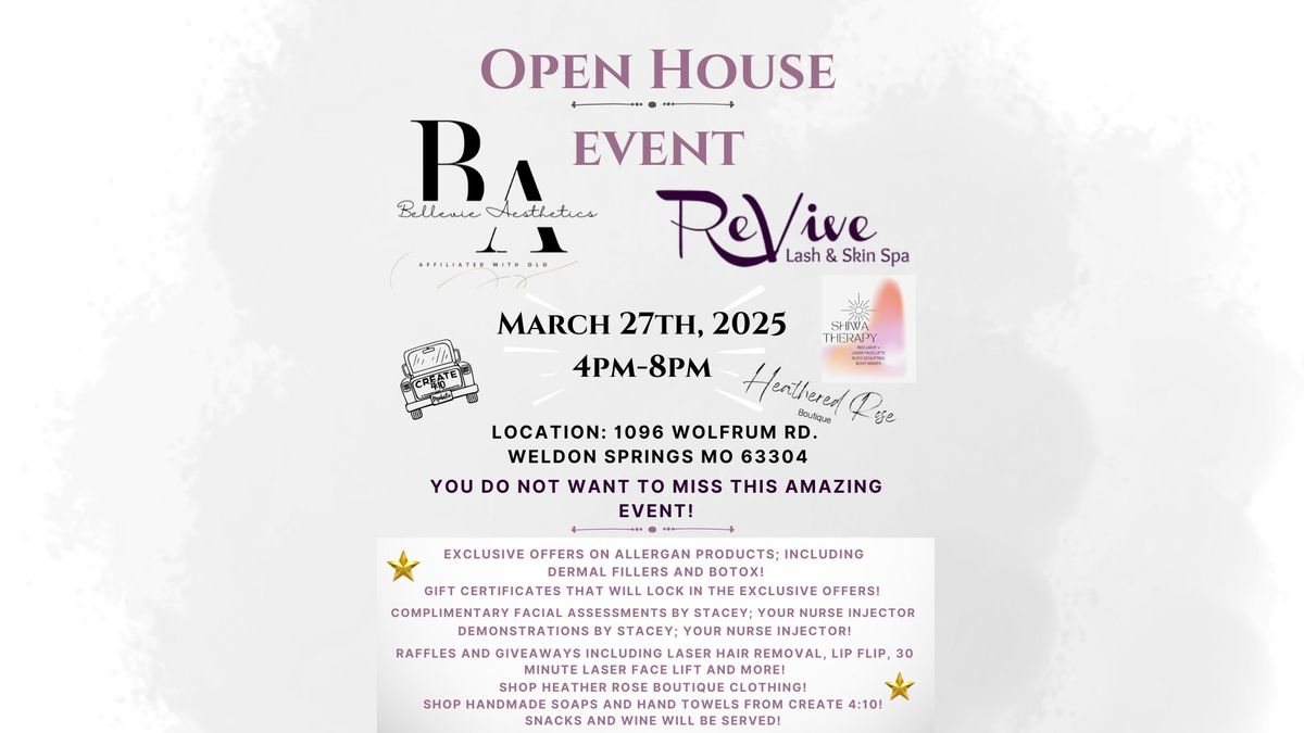 Bellevie Aesthetics and Revive Lash Open House