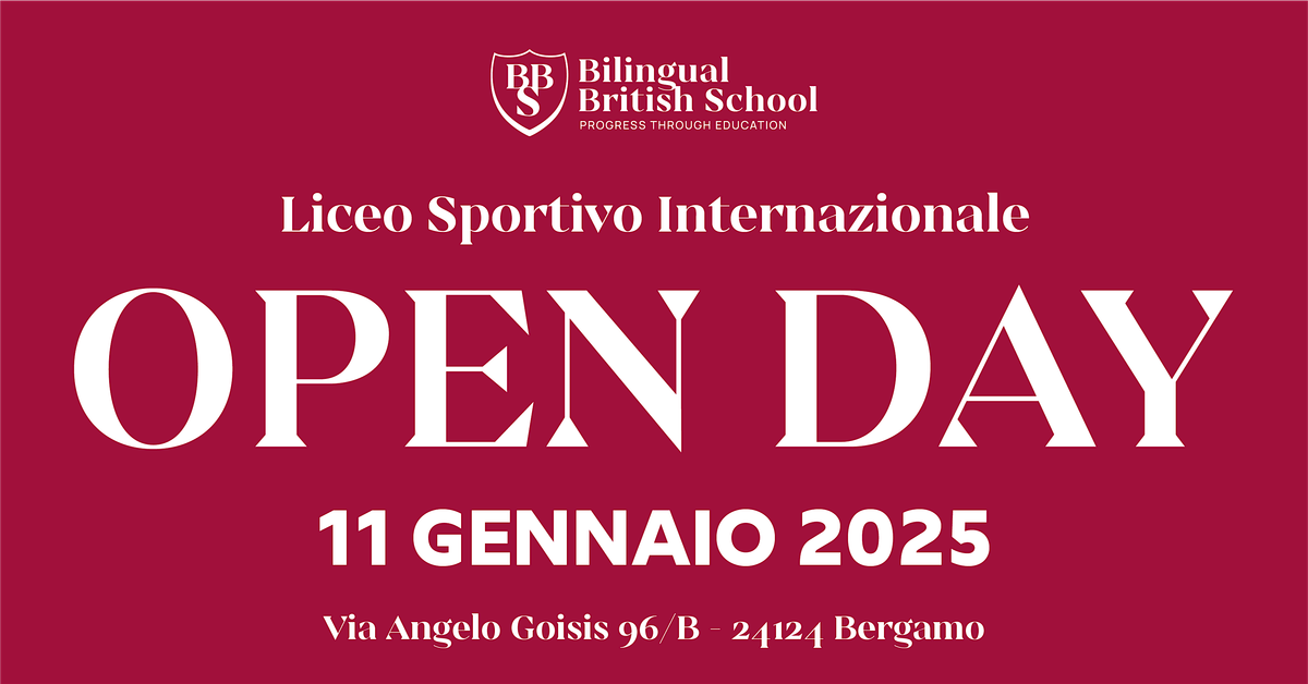 BBS OPEN DAY HIGH SCHOOL - Liceo Sportivo Internazionale