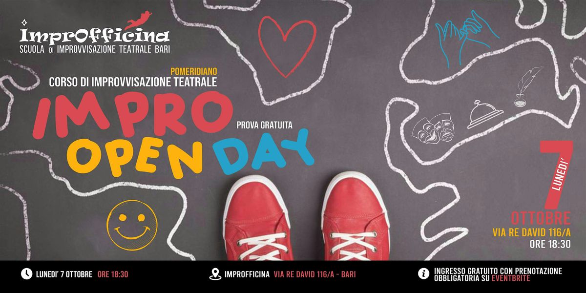 Open Day - Corso base di Improvvisazione Teatrale Pomeridiano