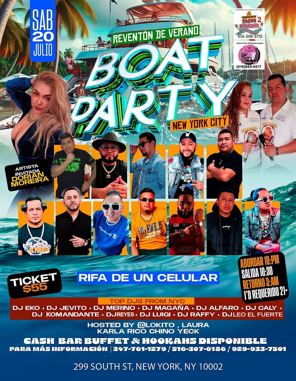 Boat party (Reventon de Verano) July 20, 2024