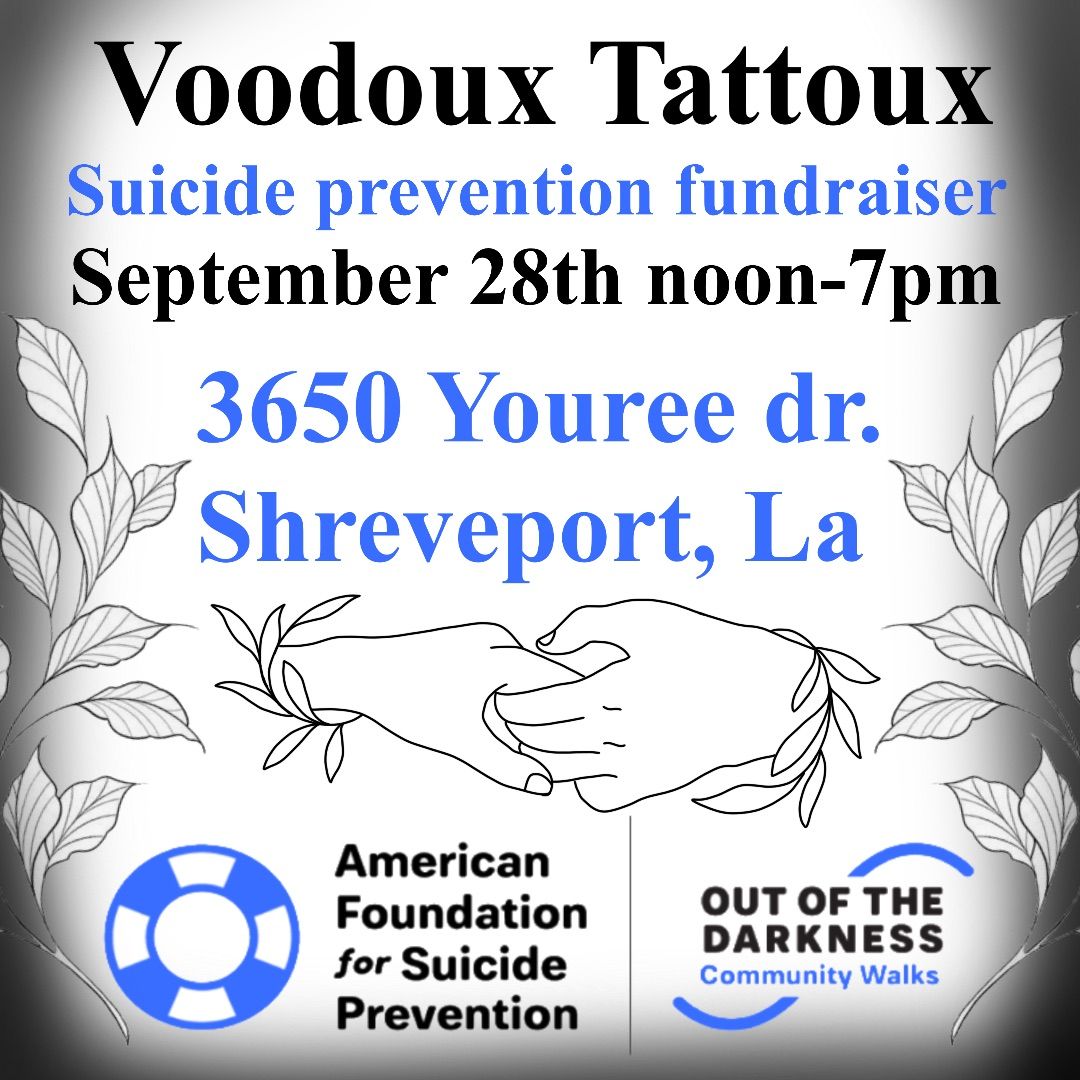 Fundraiser for suicide prevention at Voodoux Tattoux 