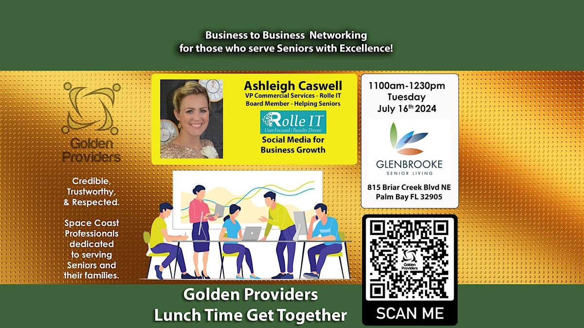 Social Media for Business Growth!  Golden Providers Lunch!