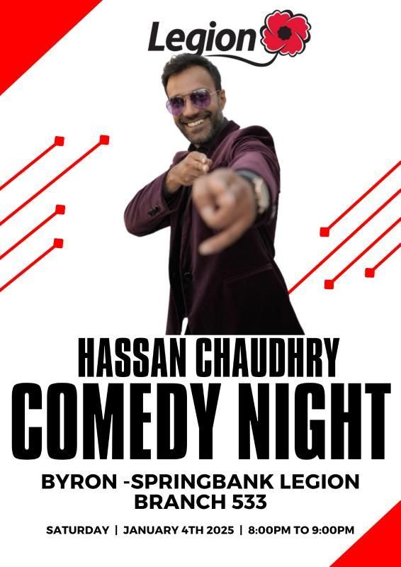 Bryon Legion - Stand-up Comedian Featuring Hassan Chaudhry