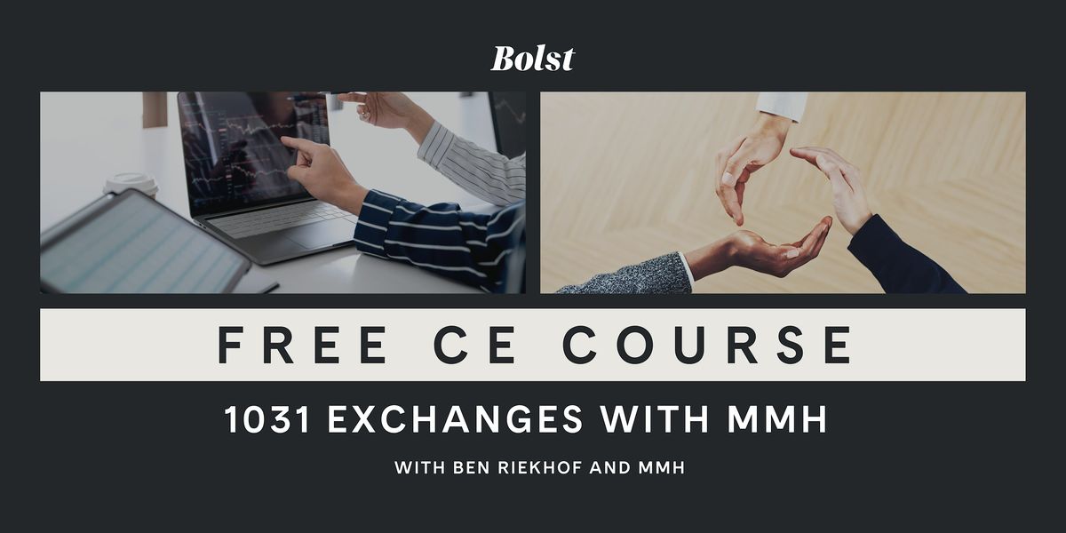 FREE CE: 5\/2 - 1031 Exchanges with MMH