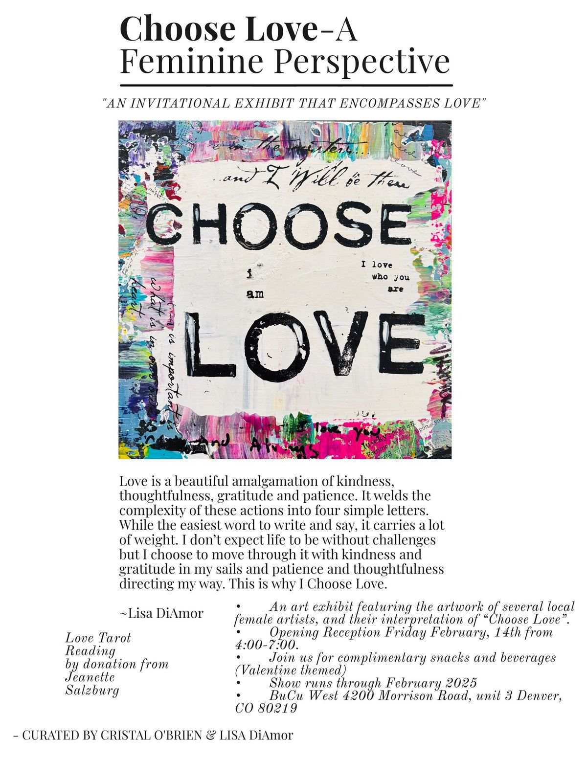 Choose Love-A Feminine Perspective