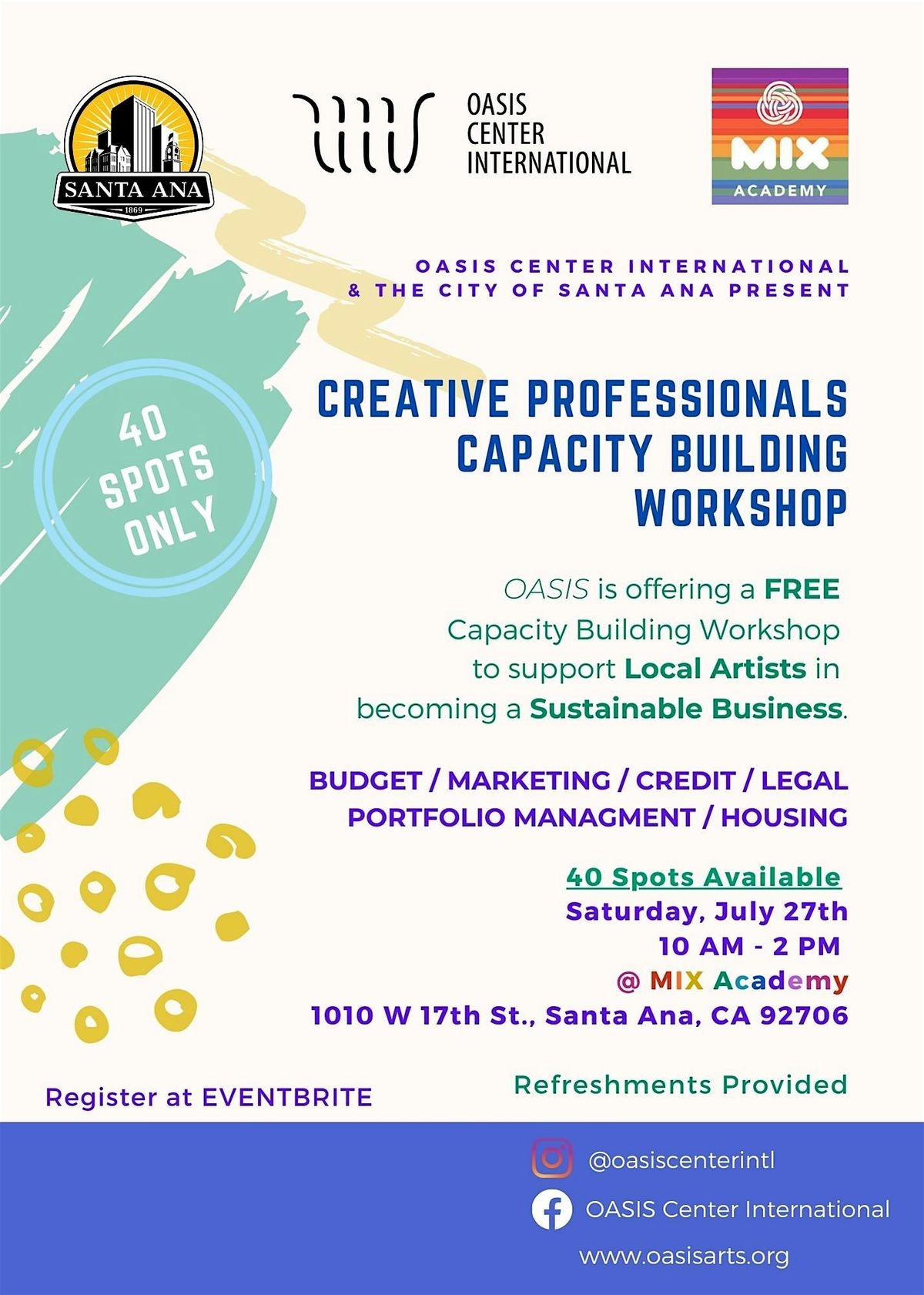 Creative Professionals Capacity Building Workshop