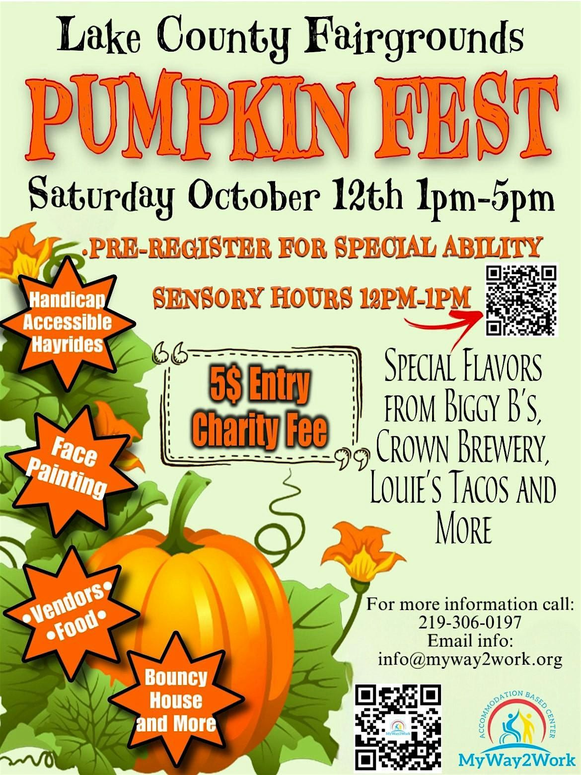 Pumpkin Fest- Special Ability Sensory Hour