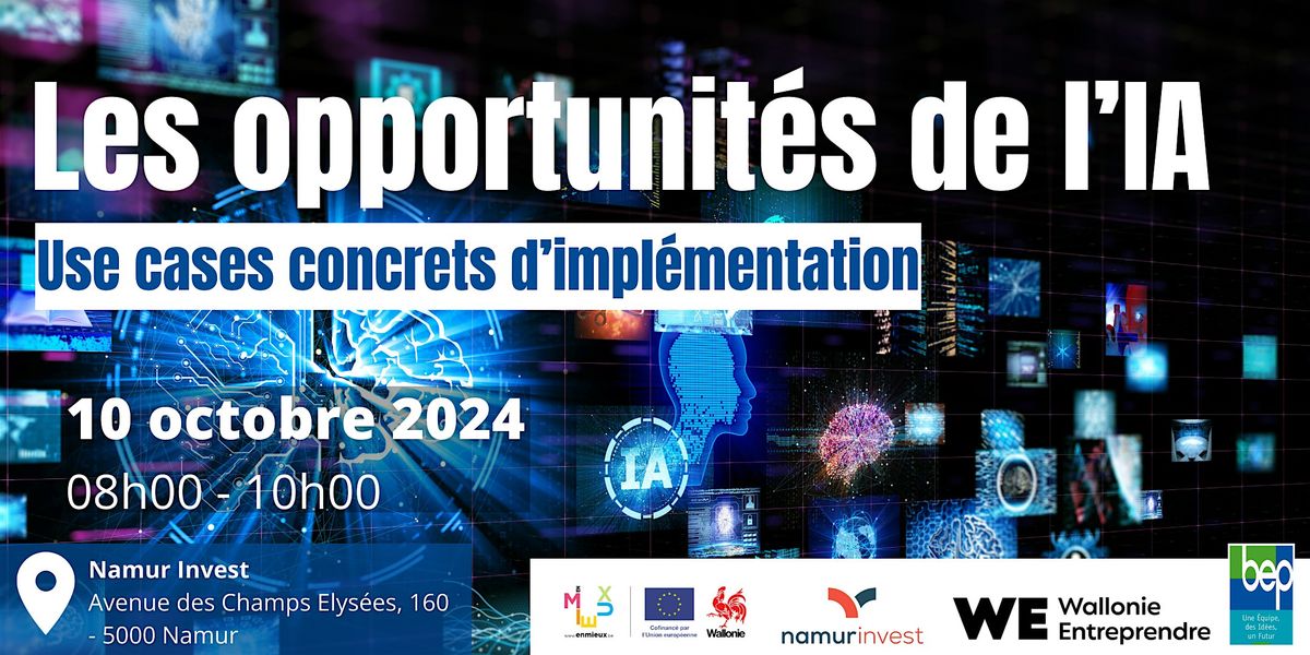 Les opportunit\u00e9s de l'IA - Use cases concrets d'impl\u00e9mentation