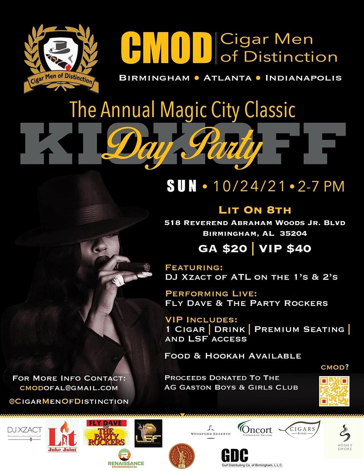 Cigar Men Of Distinction (The Annual Magic City Classic Day Party)