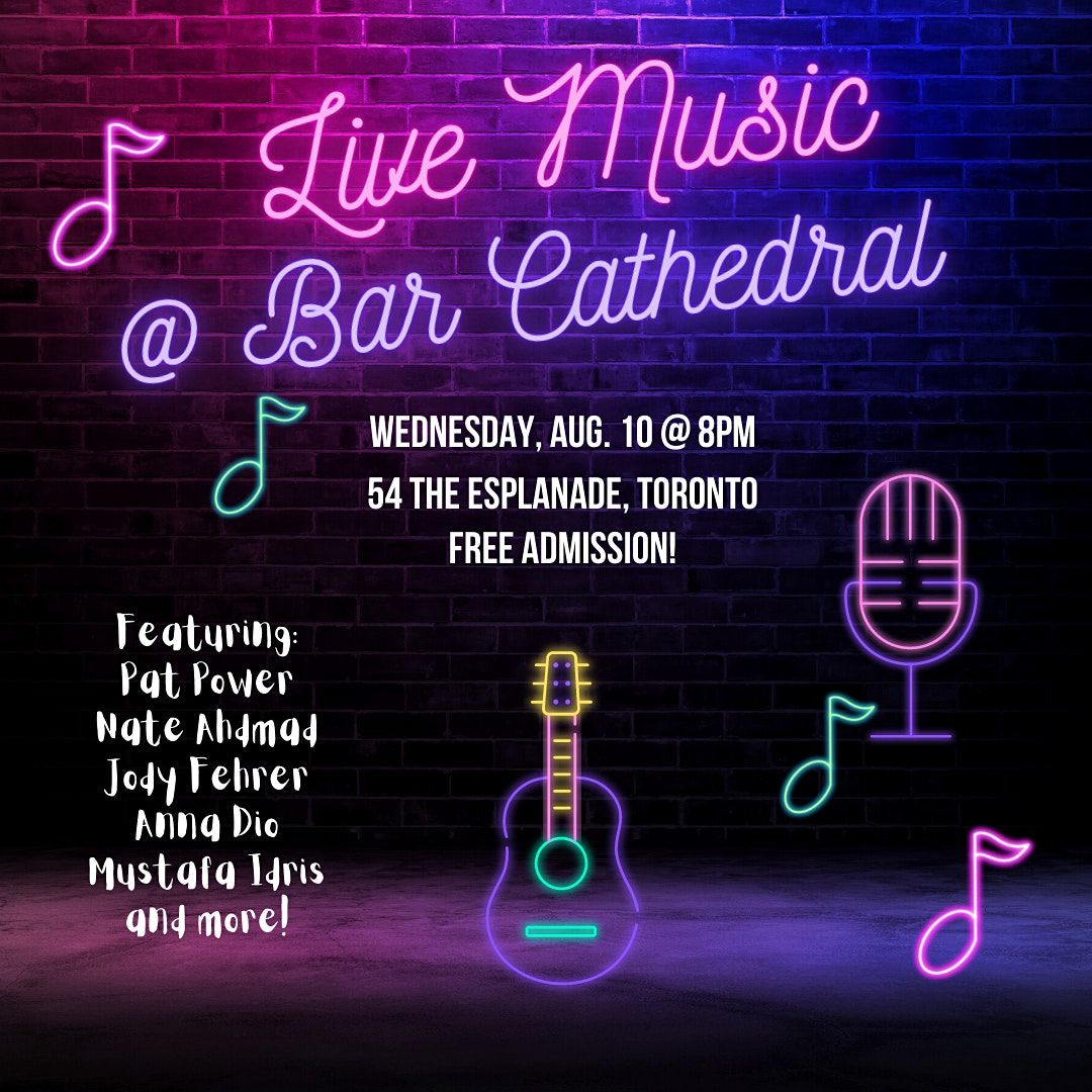 Live Music Showcase at Bar Cathedral - Free Admission!