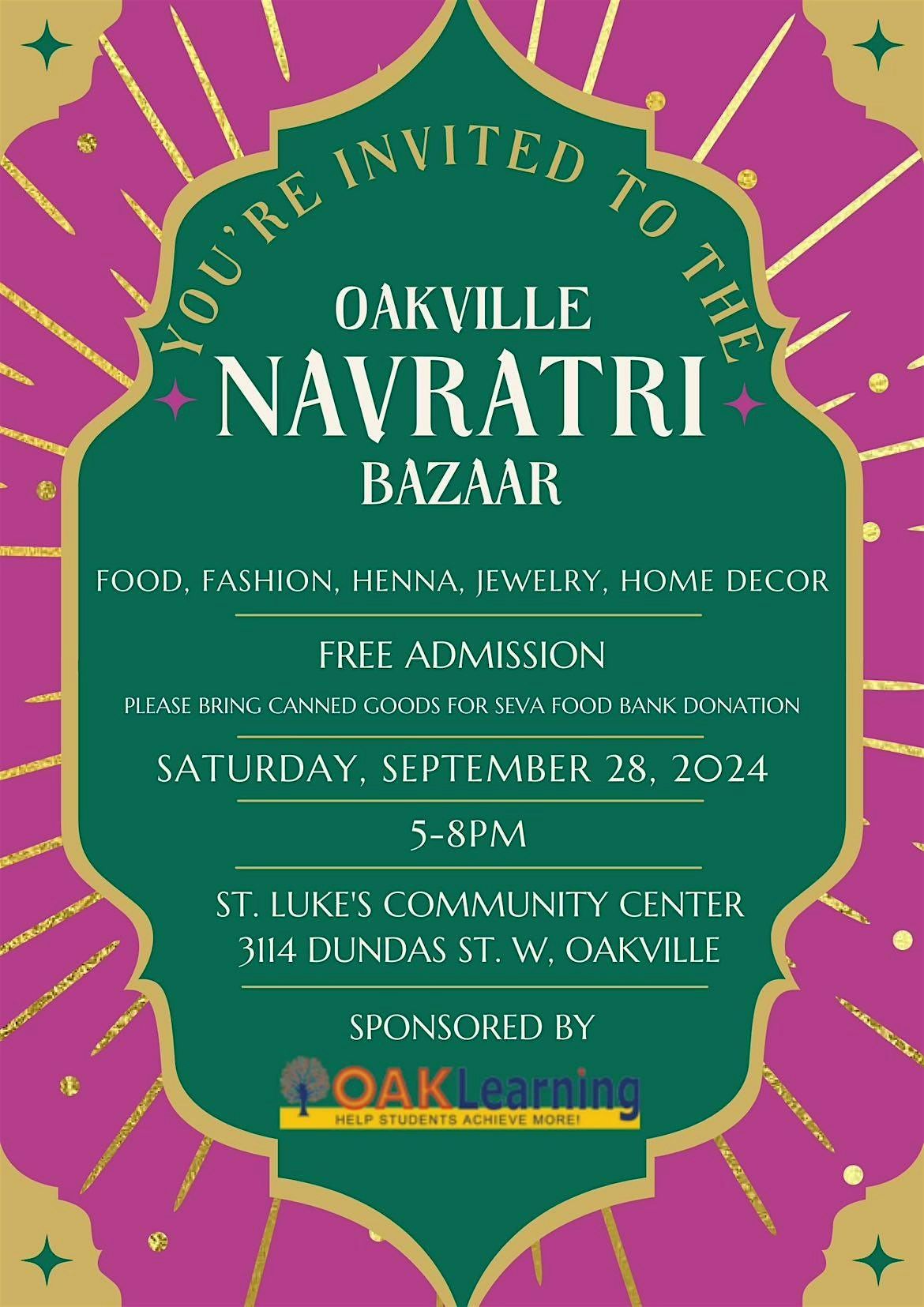 Oakville Navratri Bazaar