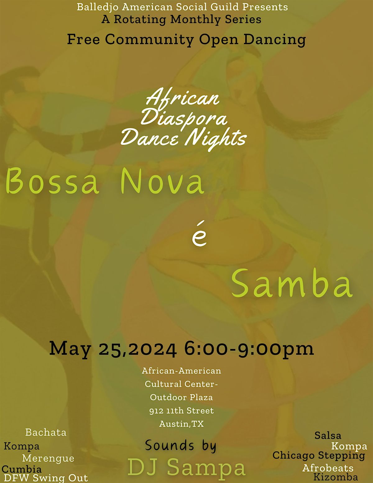 African Diaspora Dance Nights Bossa Nova & Samba