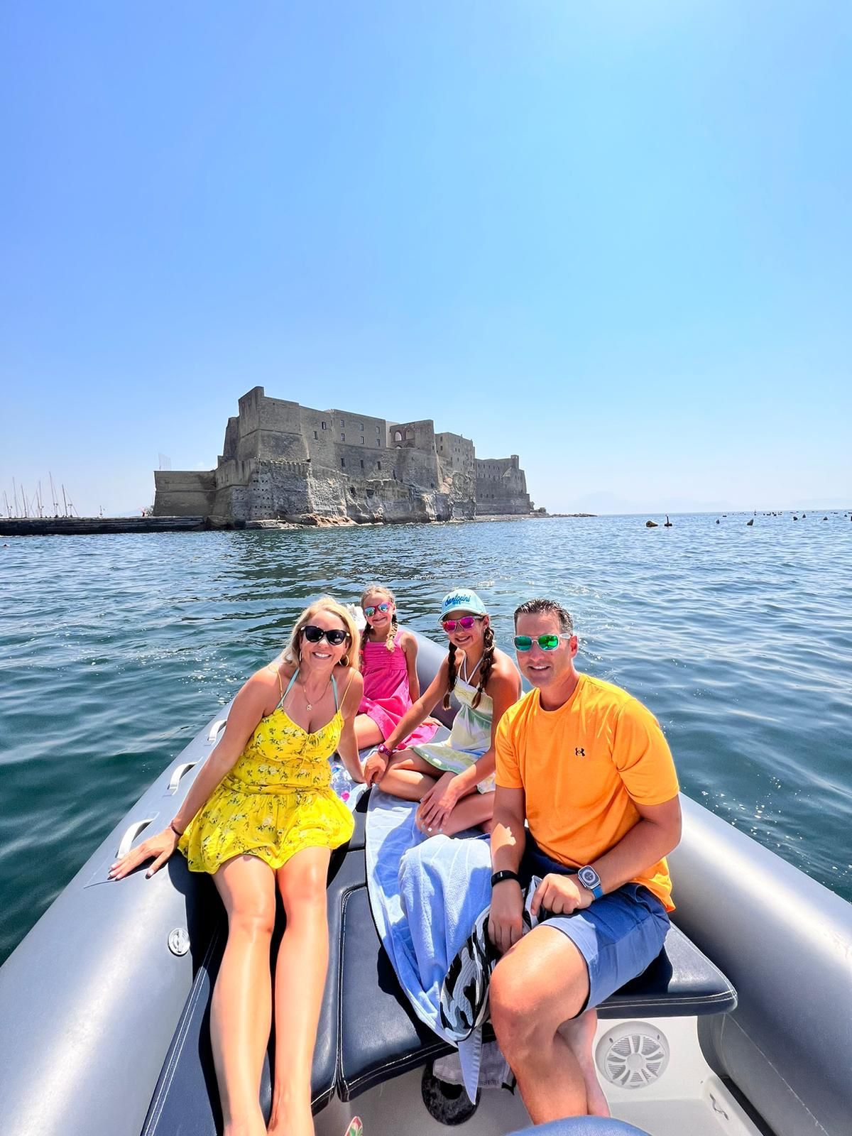Private Boat City Skyline Tour in the Bay of Naples