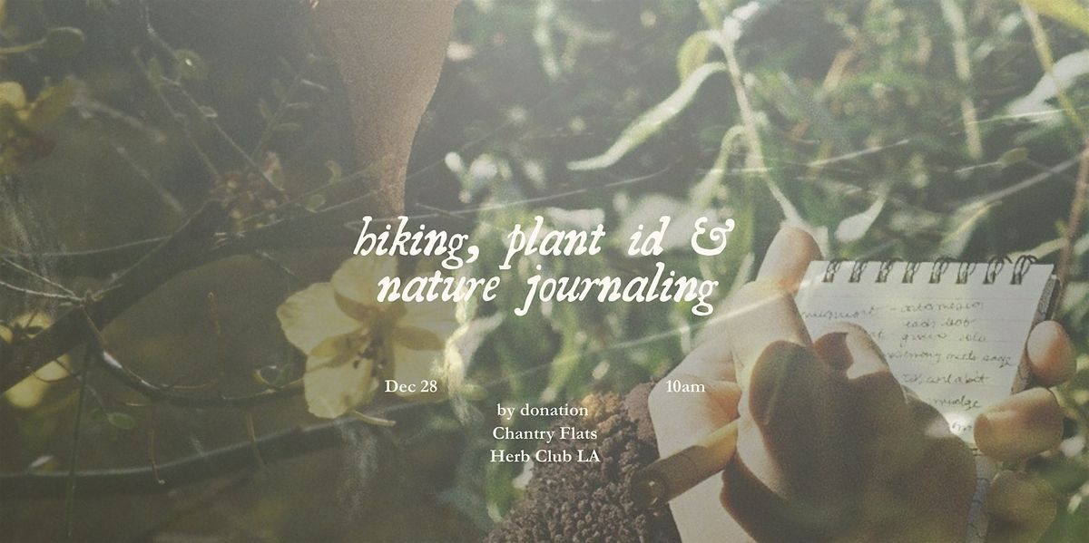 Hike, Plant ID & Nature Journaling (by donation)