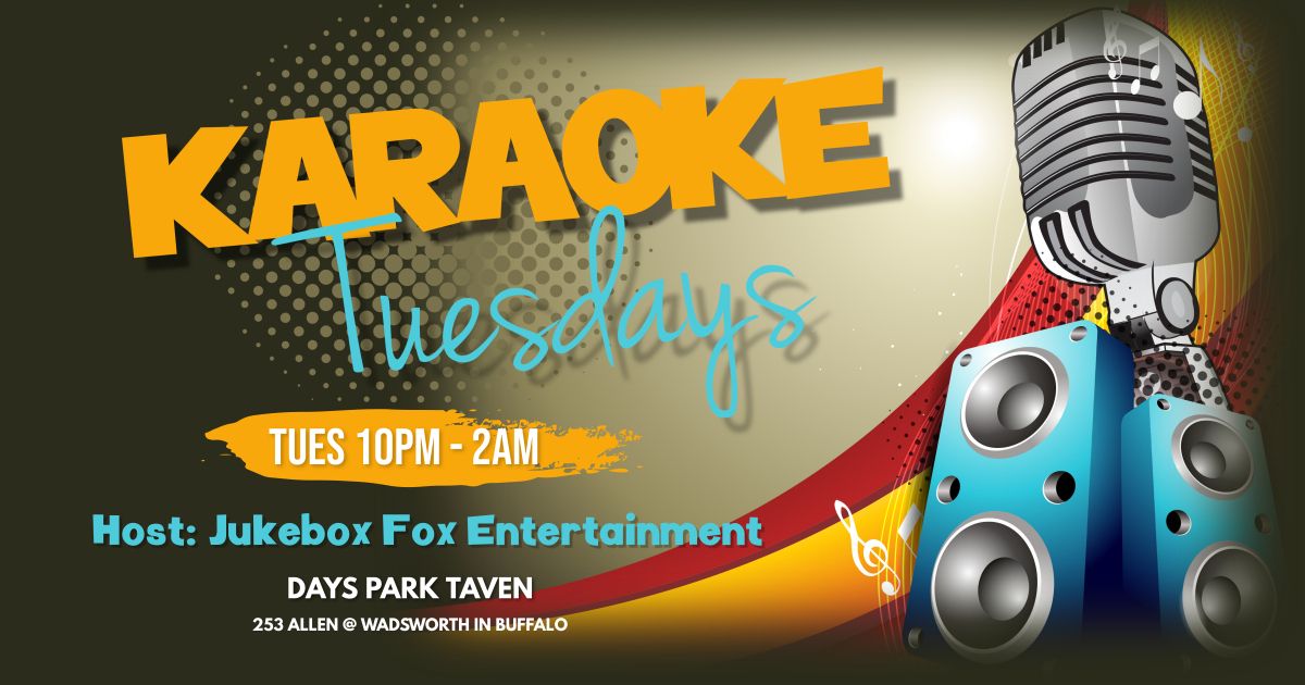 Karaoke Tuesdays hosted by Fletcher from Jukebox Fox Entertainment