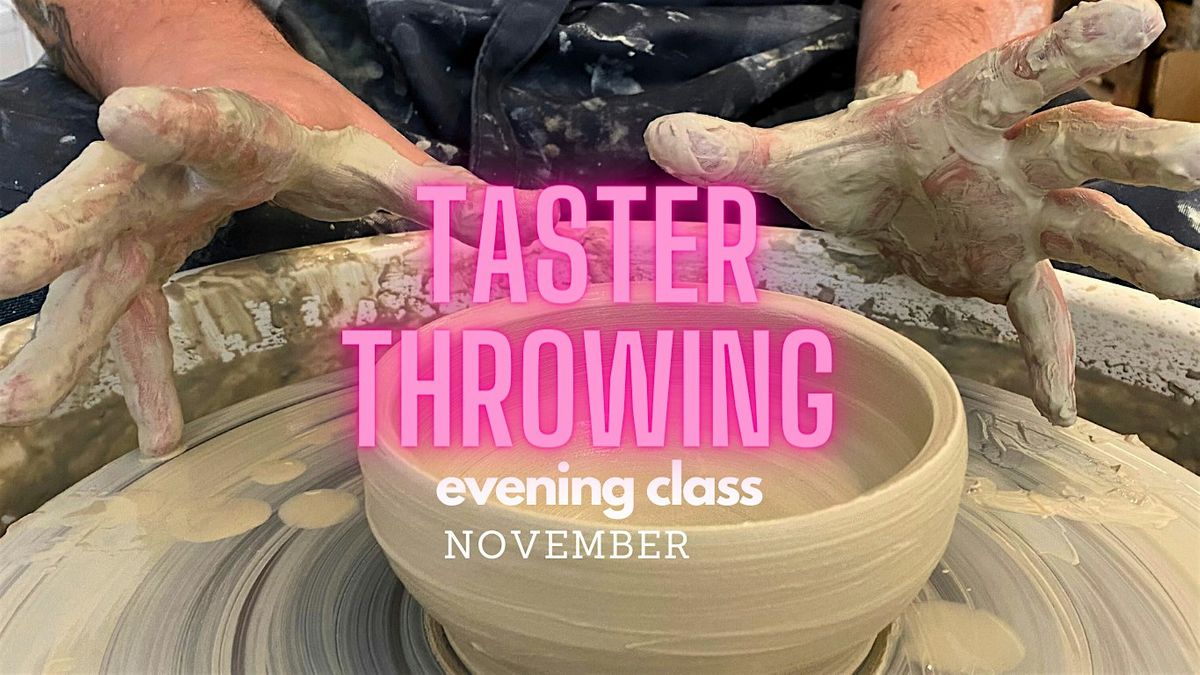 Taster Throwing Pottery Class