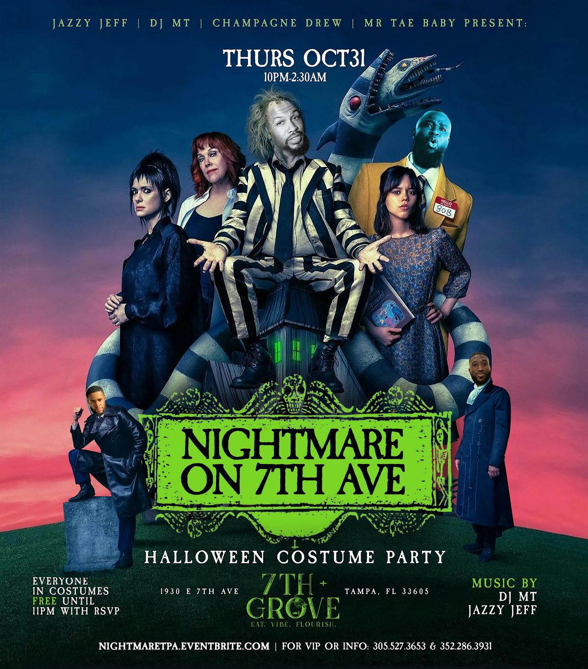 NIGHTMARE ON 7TH AVE - HALLOWEEN COSTUME PARTY!