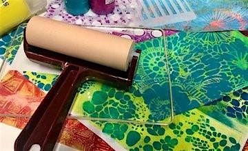 Gell Plate Printing - Stapleford Library - Adult Learning