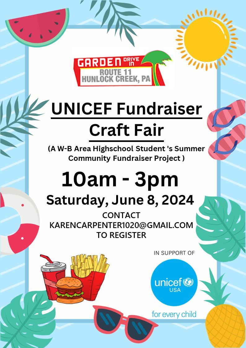UNICEF Benefit Craft Fair at the Garden Drive-In