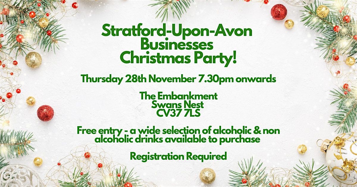 Stratford-upon-Avon Businesses Christmas Party!