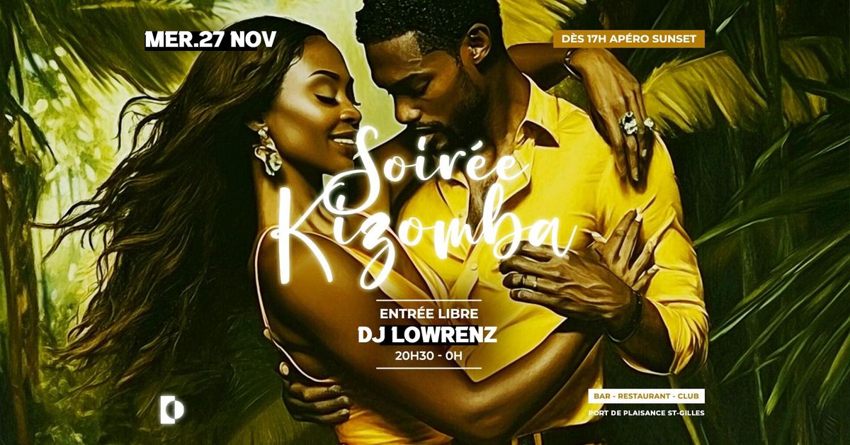 \u2b50\ufe0fKIZOMBA  \u00e0 L'OUTSIDE\u2b50\ufe0f MERCREDI 27 NOV de 20H30 \u00e0 00H \ud83d\udca5Entr\u00e9e Libre\ud83d\udca5 DJ LOWRENZ