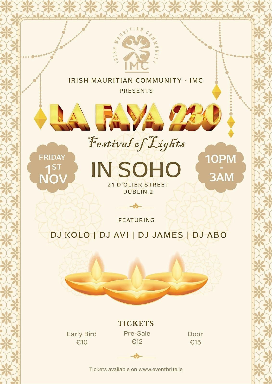 La Faya 230 (Festival of Lights) in SOHO