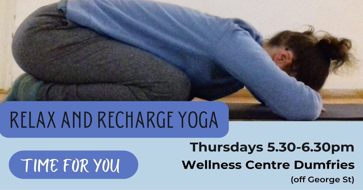 Relax and recharge yoga (Dumfries)