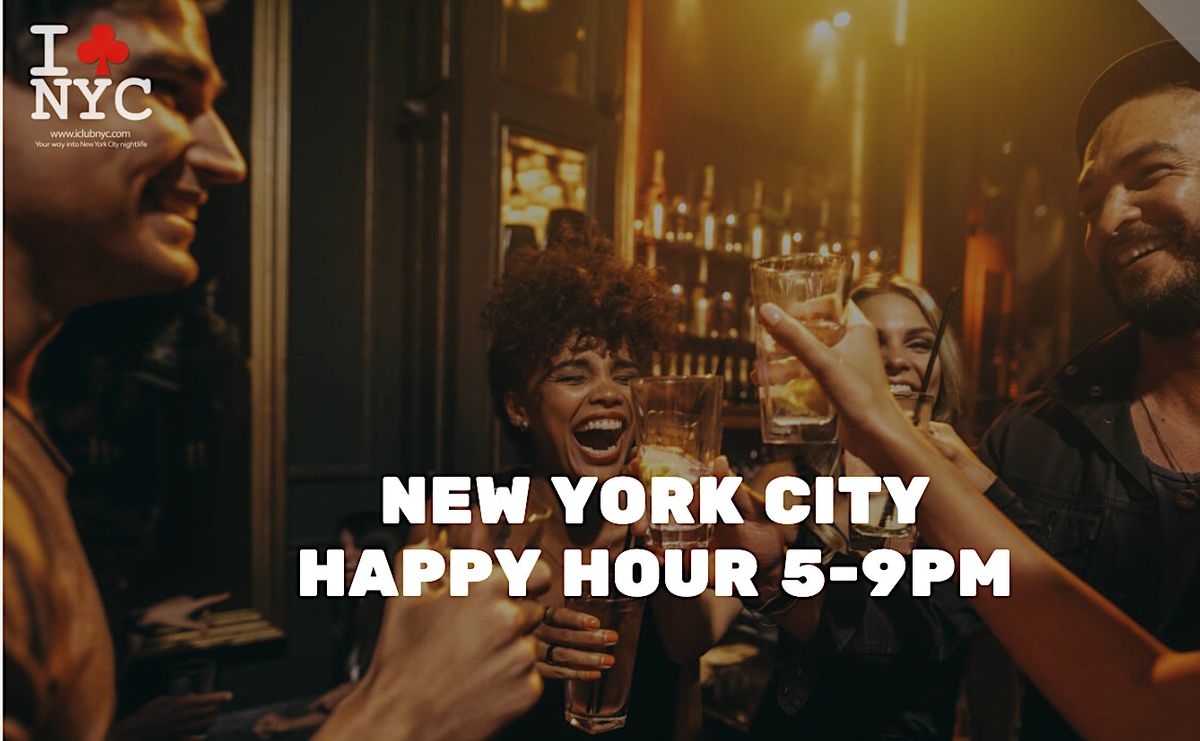 NEW YORK CITY HAPPY HOUR 59PM Times square, 723 7th Ave, New York, 13 December 2023
