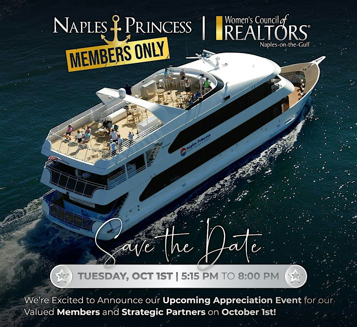 Naples Princess Dinner \ufe0f| Women's Council of Realtors - Naples on the Gulf