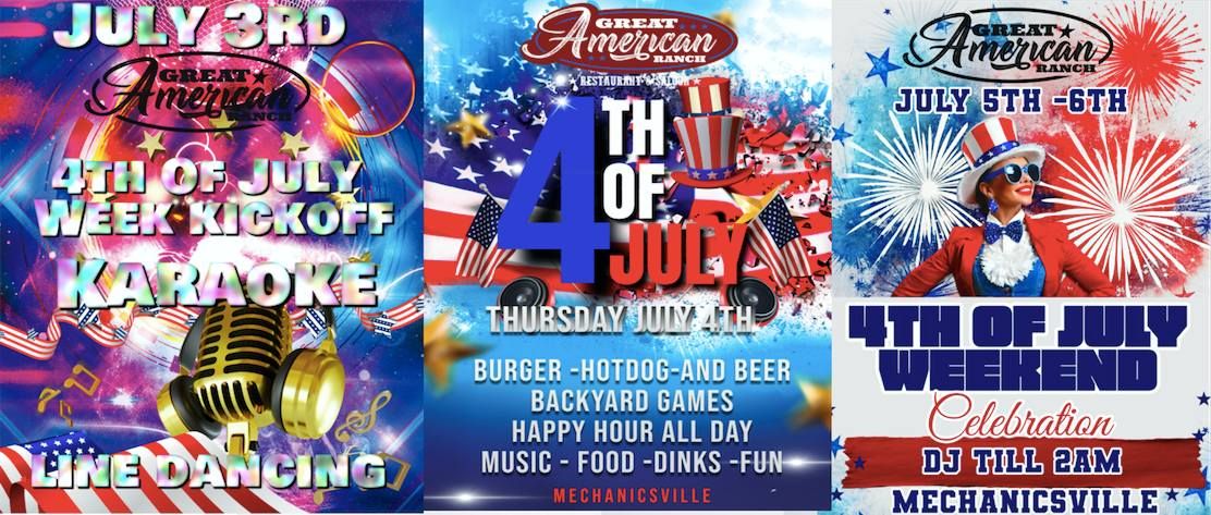 4 of July Week at The Ranch Mechanicsville!!!
