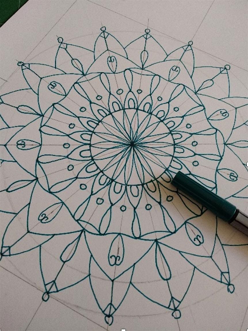 Mandala Mindful Drawing