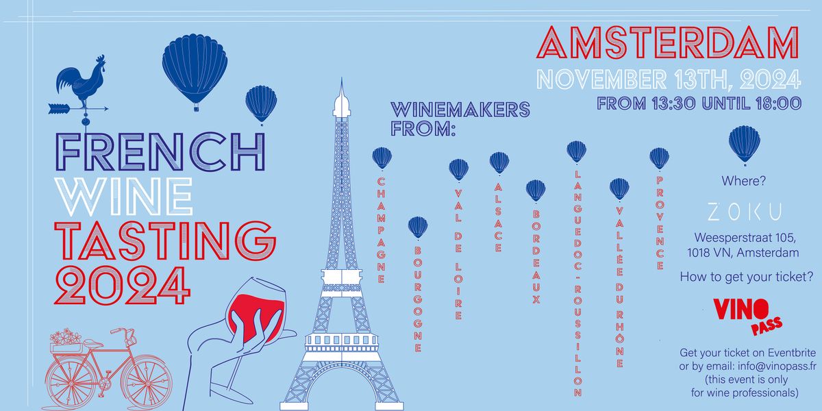 French Wine Tasting  2024 - Amsterdam