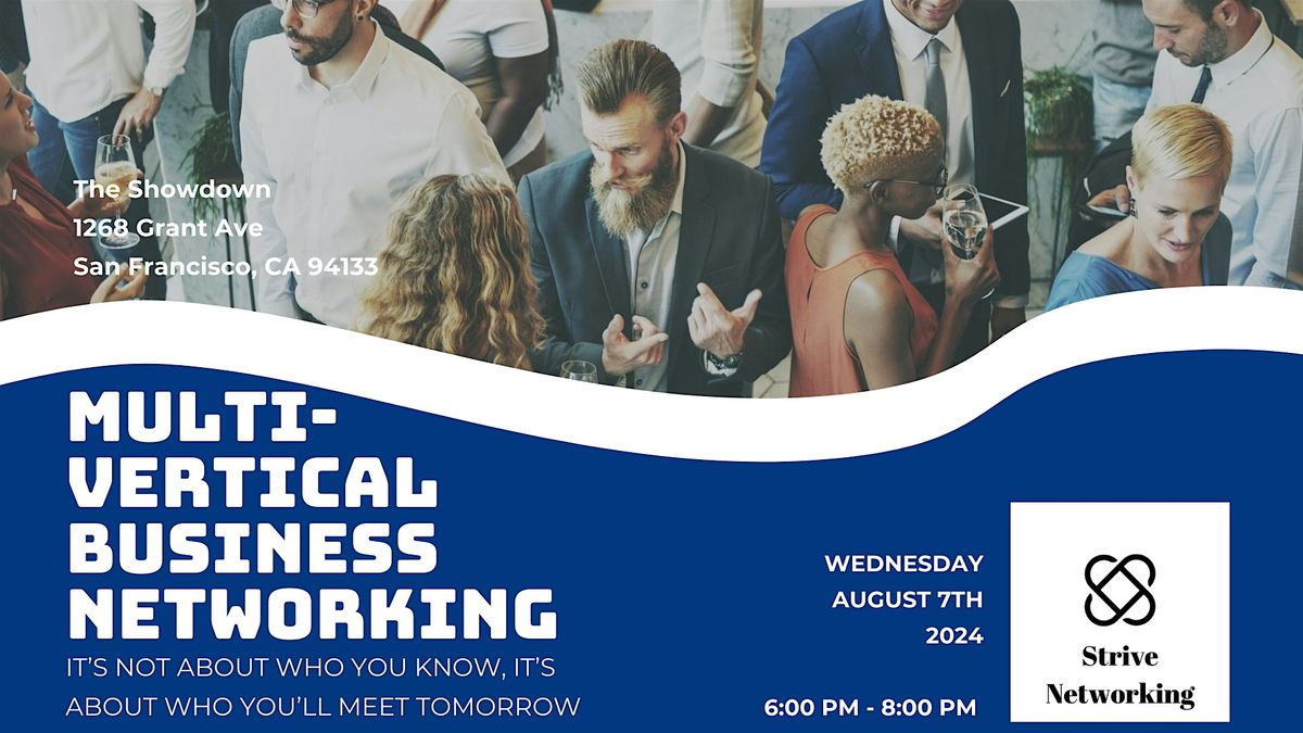 Multi-Vertical Business Networking | Elevating Your Potential - SF