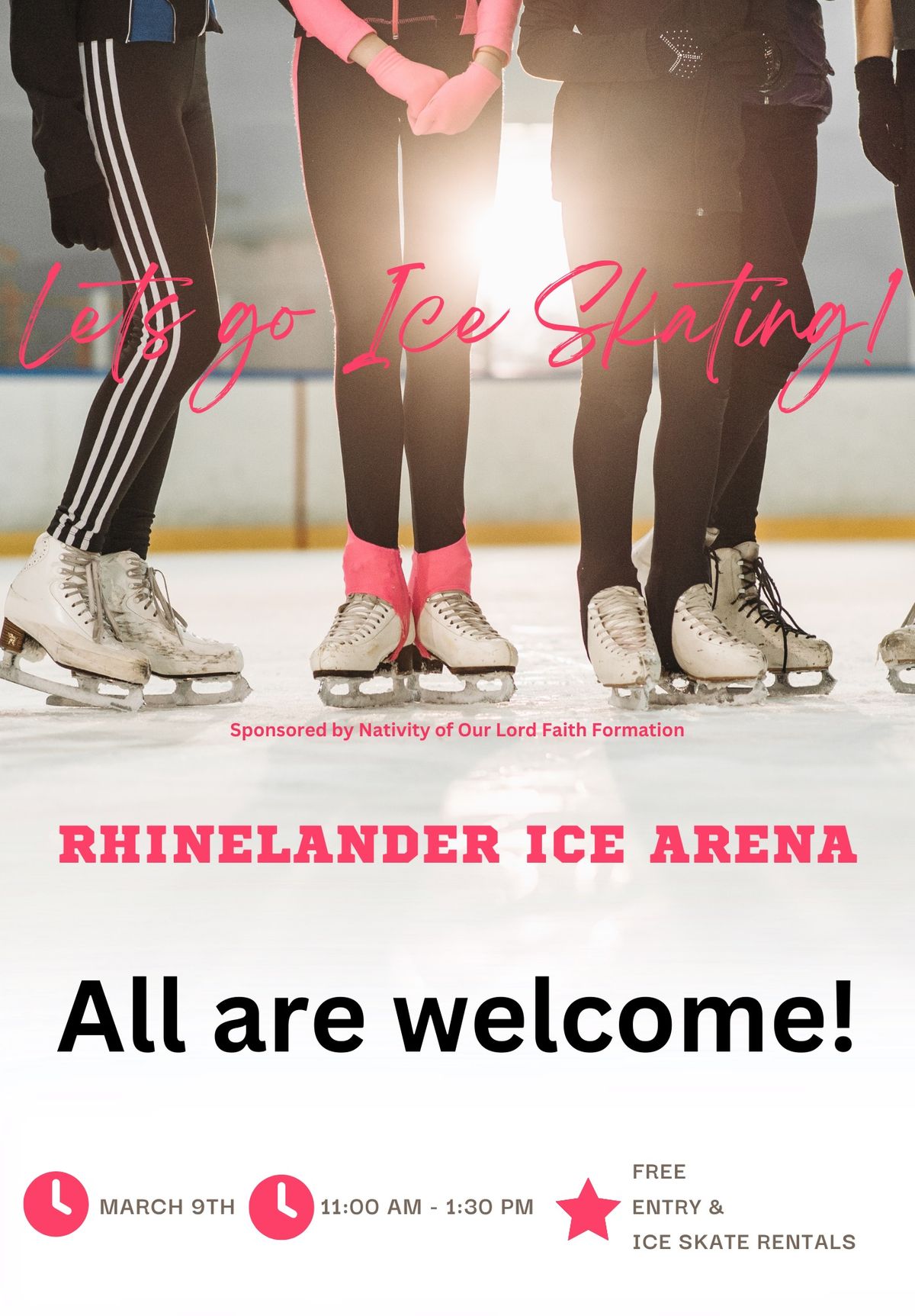 Let\u2019s go Ice Skating- Bring a Friend!