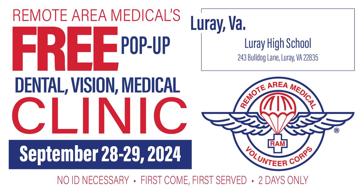 RAM Free Clinic  - Luray, Va.