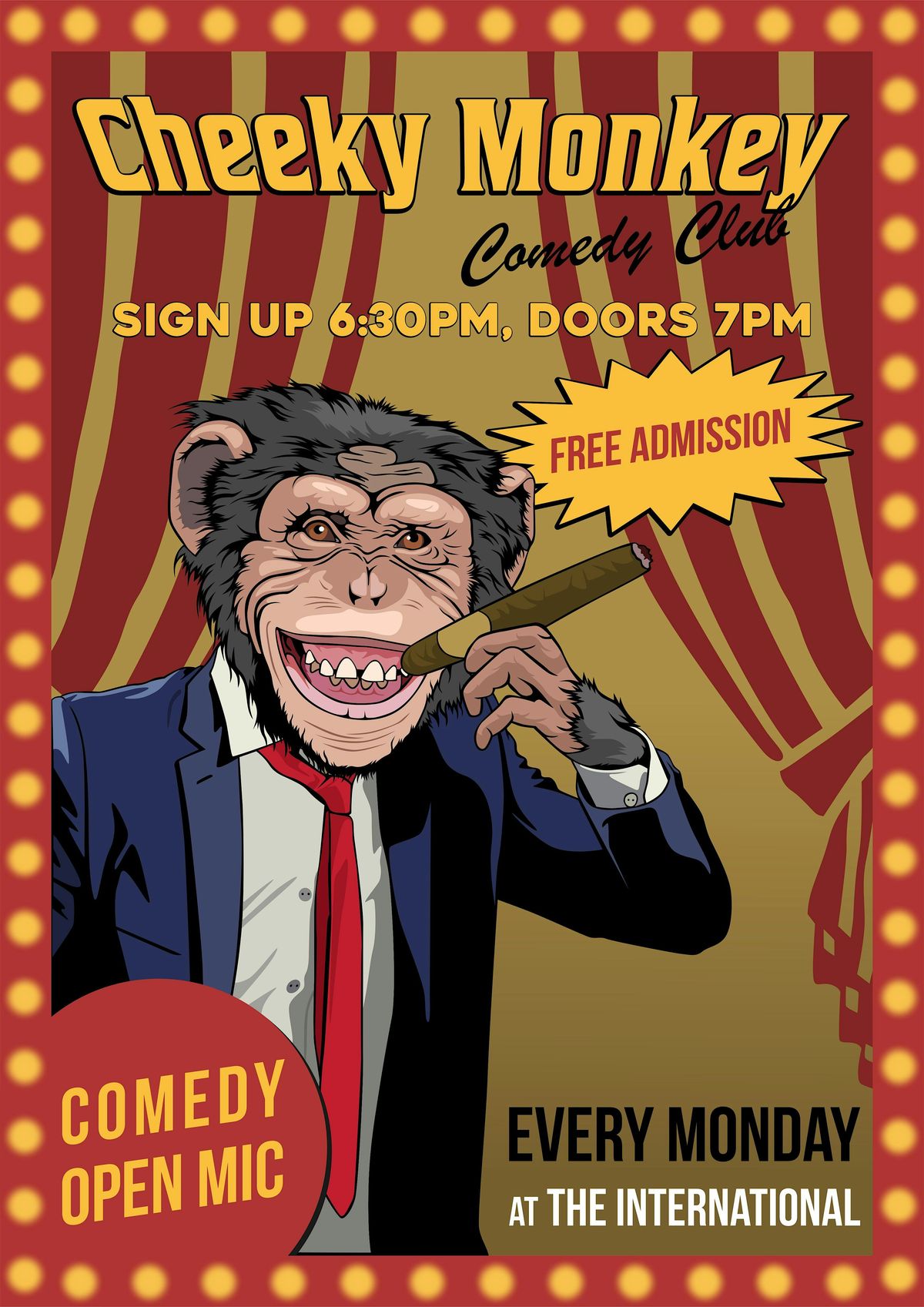 COMEDY MONDAYS @ The International Bar