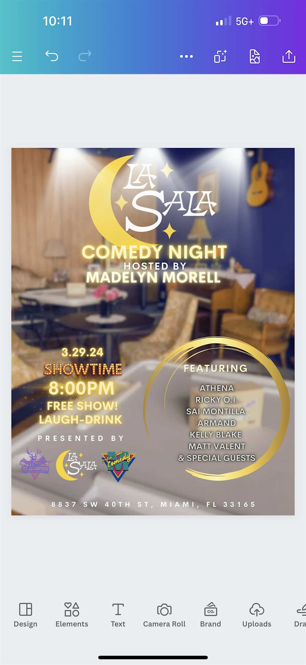 La Sala comedy night