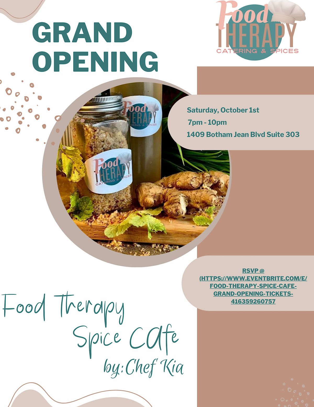 Food Therapy Spice Cafe Grand Opening