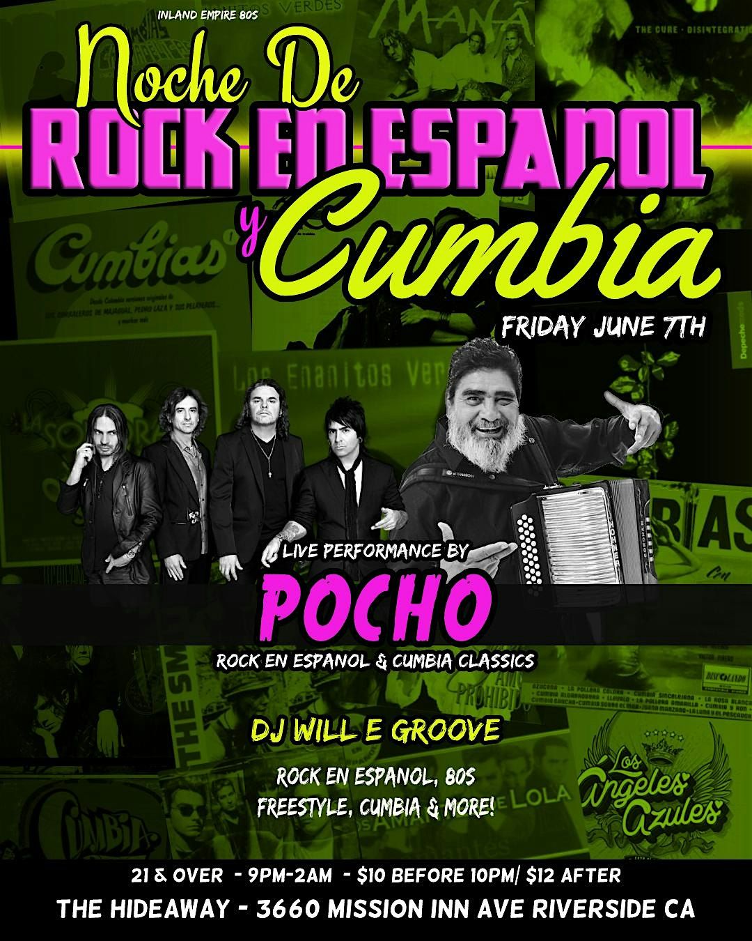 Live Rock en Espanol & Cumbia!