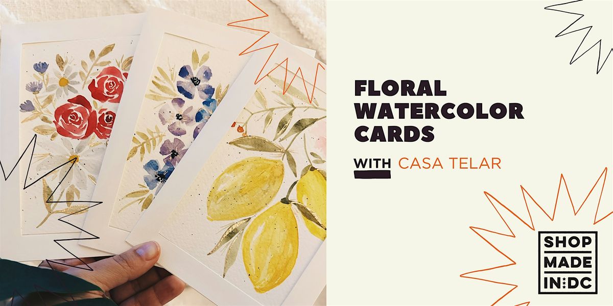 Watercolor Floral Cards w\/Casa Telar
